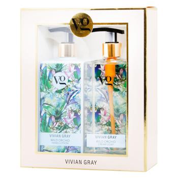 Vivian Gray Wild Orchid Cream-Liquid Soap and Hand Lotion Set 2*350ml - buy, prices for MegaMarket - photo 1