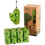 Пакеты Lapka для уборки за собаками 8 рулонов по 15 пакетов + контейнер