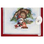 Provans Christmas Bonfire Tapestry Path 35*100cm