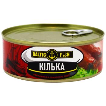 Baltic Fish Fried Sprat in Tomato Sauce 240g - buy, prices for MegaMarket - photo 1