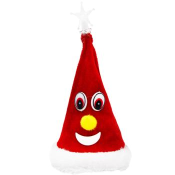 Angel Gifts Interactive Santa Hat 16cm