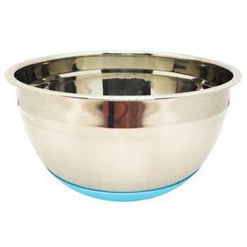 Kamille KM 4347 Steel Bowl with Silicone Bottom 20cm - buy, prices for Supermarket "Kharkiv" - photo 1