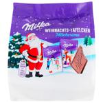 Шоколад молочный Milka с кремовой молочной начинкой 150г