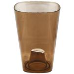 Flowerpot Cambri 133mm bronze transparent