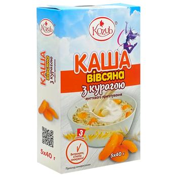 Kozub Product Oatmeal with Dried Apricots in Bags 5pcs*40g - buy, prices for Chudo Market - photo 3