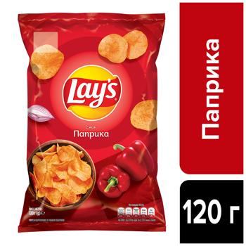 Lay's Potato Chips with Paprika 120g - buy, prices for COSMOS - photo 2