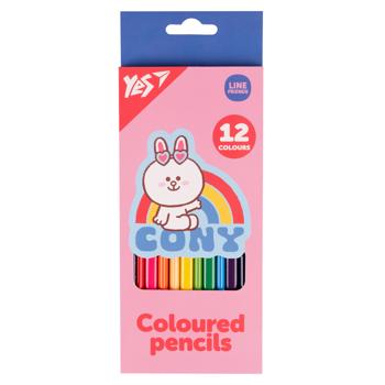 Олівці кольорові Yes Line Friends 18шт