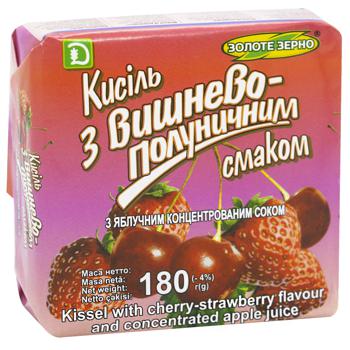 Кисель Золоте Зерно вишнево-клуюничный 180г - купить, цены на Таврия В - фото 3