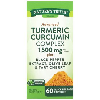 Куркума комплекс, Turmeric Curcumin Complex, Nature's Truth, 1500 мг, 60 капсул швидкого вивільнення (750 мг на капсулу) - купить, цены на Biotus - фото 2