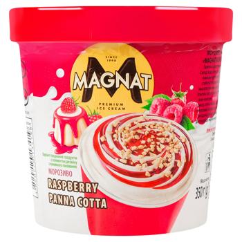 Magnat Raspberry Panna Cotta Ice Cream 350g - buy, prices for Ideal - photo 1