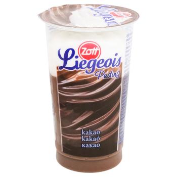 Zott Liegeois Chocolate Dessert with Whipped Cream 175g