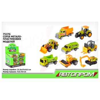 Іграшка машина Автопром 7527G Будівельна техніка в асортименті (6965235363433) - купити, ціни на Auchan - фото 1
