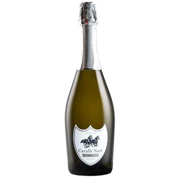 Cavalli Neri Bianco Spumante Brut White Sparkling Wine 10% 0.75l - buy, prices for Chudo Market - photo 1