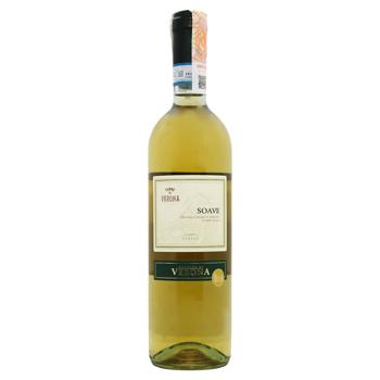 Cantina di Verona Terre di Verona Soave DOC White Dry Wine 12.5% 0.75l - buy, prices for AlcoHub - photo 1