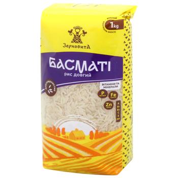 Рис Зерновита Басматі довгозернистий шліфований 1кг - купити, ціни на - фото 3