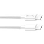 Кабель Colorway Type-C to Type-C 3.0А 1м білий