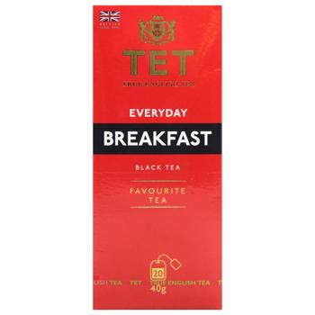 ТЕТ Everyday Breakfast Black Tea 2g*20pcs - buy, prices for NOVUS - photo 2