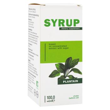 Krasota Ta Zdorovya Plantain Syrup with Sugar Dietary Supplement 100ml - buy, prices for COSMOS - photo 2