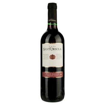 Вино Casa Sant'Orsola Vino Rosso красное полусладкое 11% 0,75л