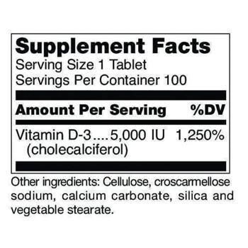 Douglas Laboratories Vitamin D 5000 IU 100 tablets - buy, prices for Biotus - photo 2