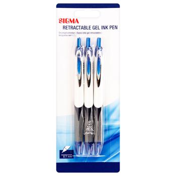 Sigma Pen gel ink blue 0.7mm 3pcs - buy, prices for - photo 3