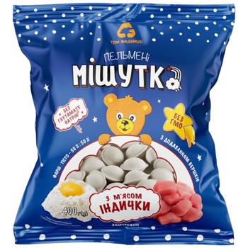 Пельмені Мішутка з м'ясом індички 400г - купити, ціни на КОСМОС - фото 1