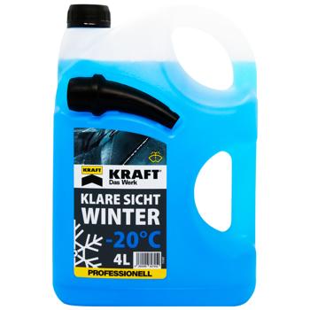 Омыватель стекла Kraft зимний -20 4л