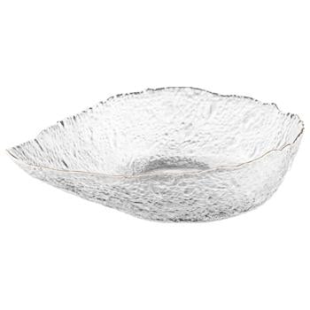 Ardesto Leaf Glass Transparent Salad Bowl 21.5cm - buy, prices for MegaMarket - photo 1