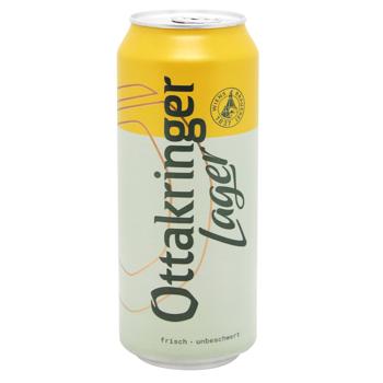 Пиво Ottakringer Lager світле 4,7% 0,5л