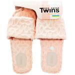 Капці жіночі Twins Terry 14135 персикові р.38/39