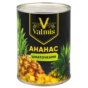 Ананас Valmis шматочками 580мл - купити, ціни на Епіцентр FOOD - фото 1