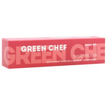 Green Chef Smart Protein Bar with Peanuts and Chocolate 40g - buy, prices for WINETIME - photo 3