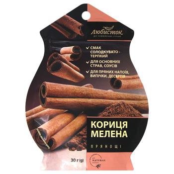 Приправа Любисток Кориця мелена 30г - купити, ціни на Епіцентр FOOD - фото 1