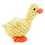 Іграшка для собак Pet Fun Качка канатна 12х8 см