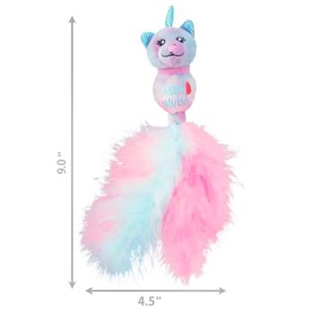 Kong Wubba Caticorn Feather Cat Toy with Catnip 22.9x11.4cm - buy, prices for - photo 3