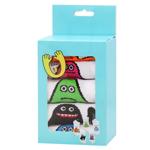 Cool Socks Shoprt Set of Unisex Socks s.25-27 5 Pairs White