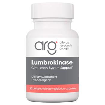 Ламброкиназа (Lumbrokinase), Allergy Research Group,  60 капсул - купить, цены на Biotus - фото 1