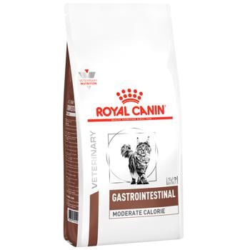 Корм сухий Royal Canin Gastrointestinal Moderate Calorie з домашньою птицею для котів із захворюваннями шлунково-кишкового тракту 2кг - купити, ціни на MasterZoo - фото 1