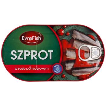 Sprats Evrafish 170g can Poland - buy, prices for Epicentr FOOD - photo 1