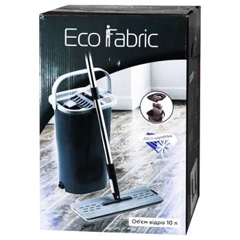 Набір для прибирання Eco Fabric Відро 10л + Швабра - купити, ціни на МегаМаркет - фото 1