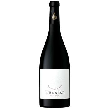 L'Odalet Syrah-Marselan Dry Red Wine 13.5% 0.75l - buy, prices for MegaMarket - photo 1