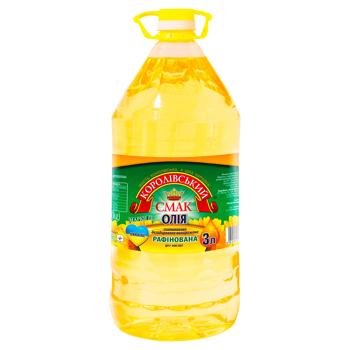 Korolivskyi Smak Refined Sunflower Oil 2.9l