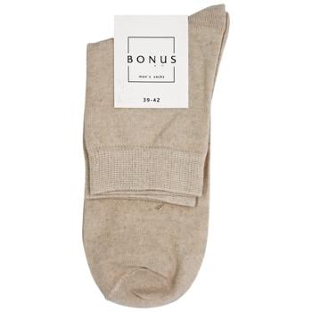 Bonus Men's Socks 2541 s.25-27 Grey-Beige