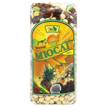 Eko Tropical Muesli 500g - buy, prices for MegaMarket - photo 1