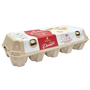 Яйця курячі Квочка Домашні С0 10шт - купити, ціни на Таврія В - фото 2