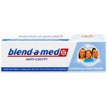 Зубна паста Blend-a-med Анти Карієс Сімейний захист 75мл - купити, ціни на Чудо Маркет - фото 2