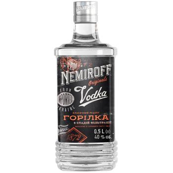 Водка Nemiroff Original 40% 0,5л - купить, цены на Чудо Маркет - фото 1