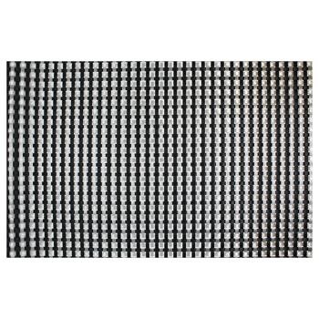 Black Silver Serving Mat 45*30cm