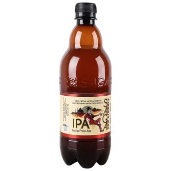 Saga IPA Light Unfiltered Beer 5% 0.66l
