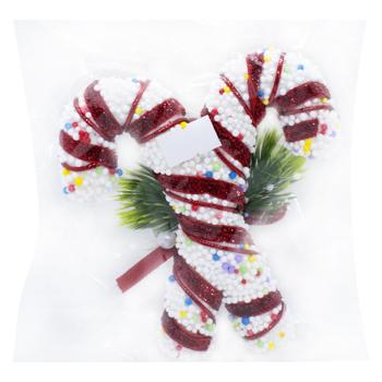 Christmas Candy Canes Christmas Tree Decoration 12.5x10.5cm - buy, prices for Tavria V - photo 1